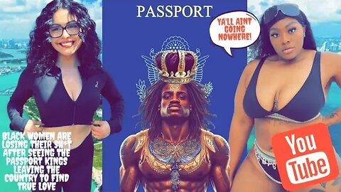 Black Women are Losing Their Minds After Seeing The Passport Kings Leaving The Country For Love