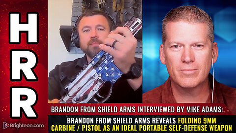 Brandon from Shield Arms reveals folding 9mm carbine / pistol...