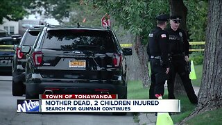 Town of Tonawanda Police search for person who shot two children, killed mother