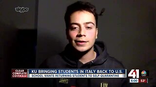 KU students in Italy being sent home due to coronavirus