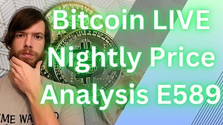 Bitcoin LIVE Nightly Price Analysis E589