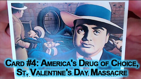 Drug Wars Trading Cards: Card #4: America's Drug of Choice, St. Valentine's Day Massacre (Al Capone)
