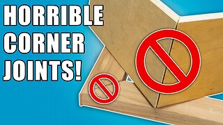 Getting Horrible Woodwork Corner Joints? Make This for $6