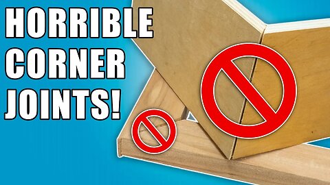 Getting Horrible Woodwork Corner Joints? Make This for $6