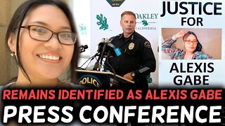 California Missing Woman's Car Found, Door Open, Key In Ignition | Alexis Gabe PRESS CONFERENCE