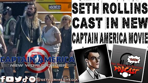 Seth Rollins In New Captain America Movie | Clip from Pro Wrestling Podcast Podcast | #sethrollins