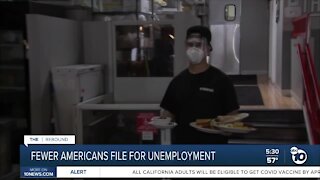 Fewer Americans filing for unemployment
