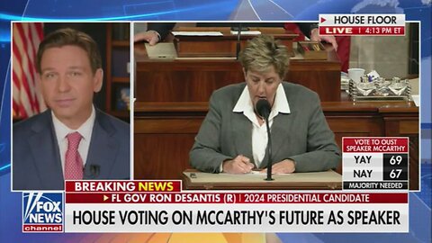 Ron DeSantis: 'I Was One Of The Guys That Opposed McCarthy Before It Was Cool'