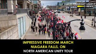 Impressive Freedom March in Niagara Falls, ON