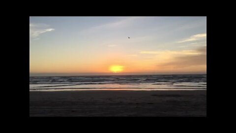 Sunrise at Padre Island, Corpus Christie Texas.