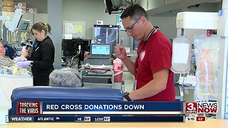 Donations down for Red Cross