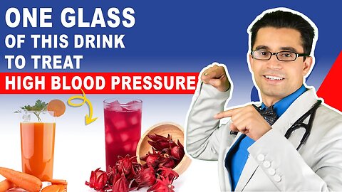 Drink ONE GLASS DAILY to Treat High Blood Pressure - With An Easy Recipe