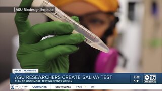 ASU creates saliva test for coronavirus