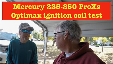 Testing Ignition Coils on the Mercury 250 Pro XS Optimax Outboard Motor part 1