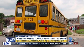 Lawmakers trying to make school bus passing fine permanent