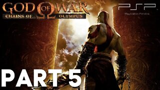 God of War: Chains of Olympus Walkthrough Gameplay Part 5 | PSP, PSTV (No Commentary Gaming)