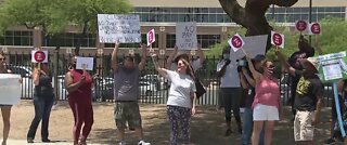 Protesters demand answers on PUA system issues