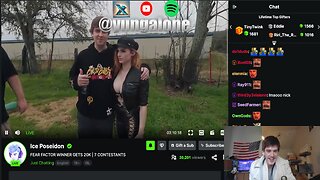 Nick White Takes Selfie With Kait (Amouranth)