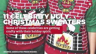 11 Celebrity Ugly Christmas Sweaters | Rare People