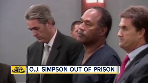 O.J. Simpson is free, walks out of prison after 9 years