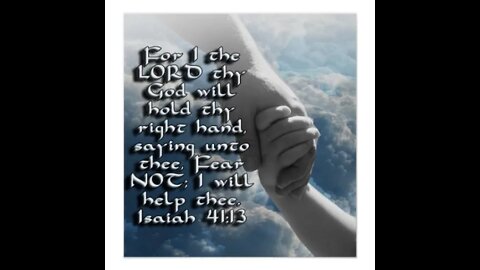 "For I, the LORD your God, hold your right hand;.."
