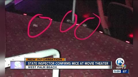 State Inspector confirms mice at CityPlace movie theater