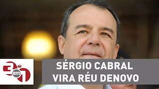 Ex-governador do RJ Sérgio Cabral vira réu pela 10ª vez