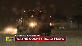 Wayne County road preps for winter weather