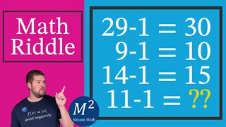Can YOU Answer this Hard Math Riddle? (It is NOT 12) | Minute Math