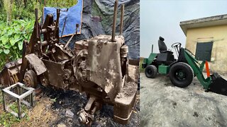 Full restoration burnt excavator | Awesome Excavator Restoration Project