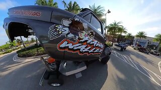 1966 Chevy C-10 TWD Pulling Truck - Promenade at Sunset Walk - Kissimmee,Florida #chevy #insta360