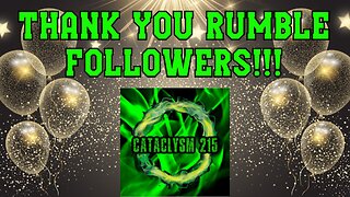 Thank You Rumble Followers!!!