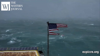 Hurricane Florence Flag Timelapse