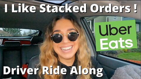 Uber Eats Ride Along | Stacked Orders! | Part 2