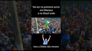 Vai ser no 1° turno! Bolsonaro em Manaus #shorts #short #shortvideo