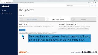 How to Download Backup using cPanel with FelizHosting