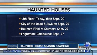 Haunted Houses opening dates