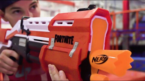 Nerf Fortnite Blasters Battle - Dude Perfect