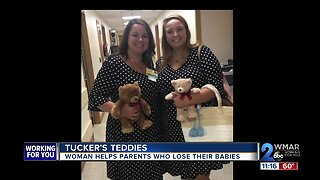 Tucker's Teddies: Woman helps parents who lose their babies