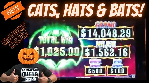 💥Cats, Hats, Bats & Jackpots for Halloween💥