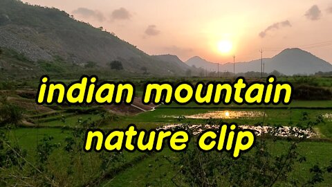 Indian mountain | nature video
