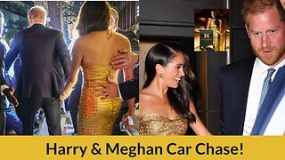 Prince Harry & Meghan Markle in ‘Near Catastrophic Car Chase, Stalkers & Did Disney Diss Kate?