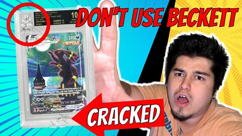Beckett Sent My Umbreon VMAX Back In A CRACKED CASE (Grade Reveal)