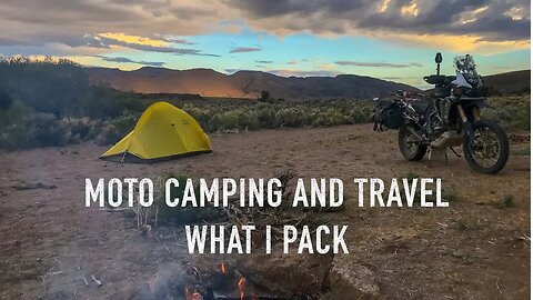 Moto Camping and Travel: What I Pack on the Honda Africa Twin