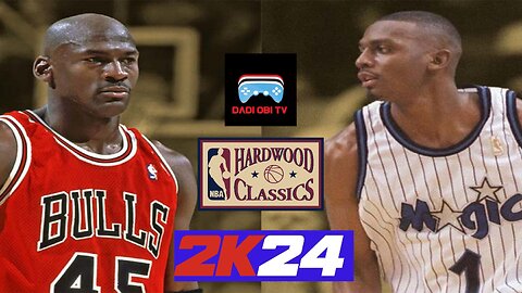 HARDWOOD CLASSICS '95 CHICAGO BULLS VS '95 ORLANDO MAGIC NBA 2K24 CURRENT GEN GAMEPLAY