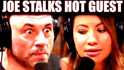 Joe Rogan Gets Caught Stalking Guest Candice Thompson