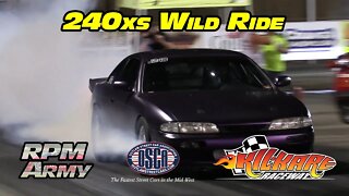 240SX Wild Ride Outlaw Drag Racing OSCA at Kil Kare Raceway