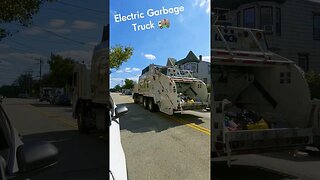 City Electric Garbage Truck 🚚 #tesla #garbagetruck #electric #greenenergy