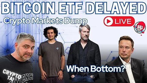 Bitcoin ETF DELAYED | Crypto Market Dump | BITBOY Infidelity News Breaks | DeFi Rebels Live!