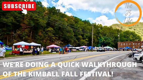 We’re Doing A Quick Walkthrough Of The Kimball Fall Festival!